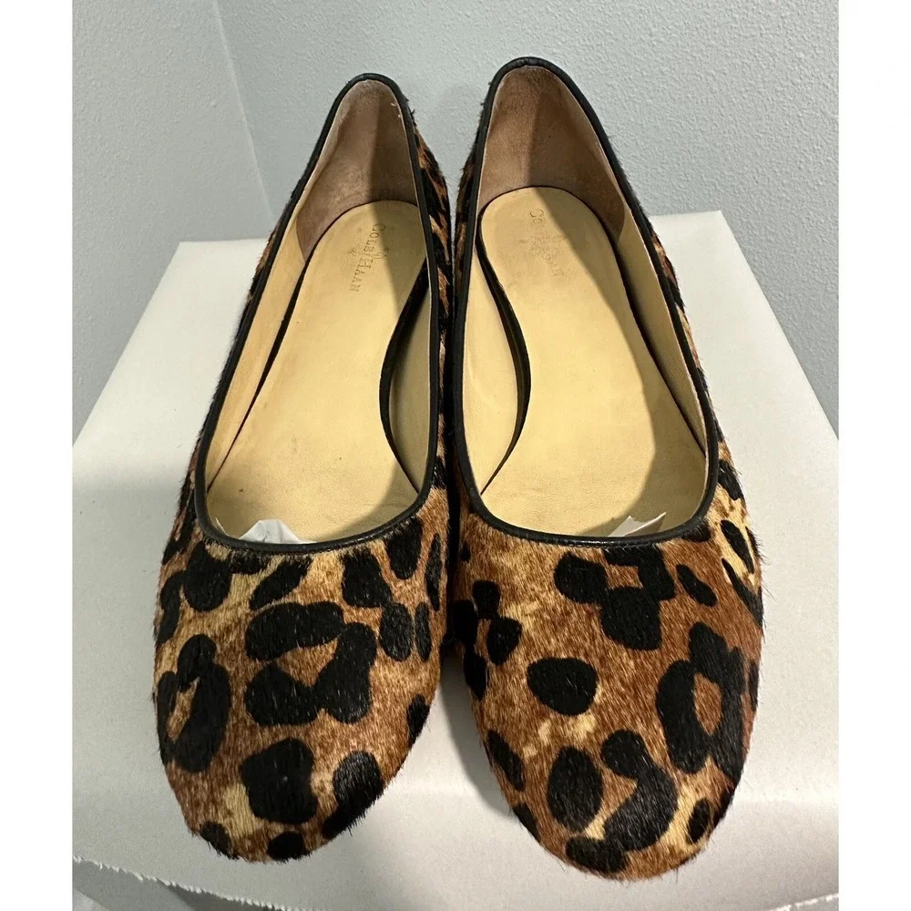 Cole Haan Women's Astoria Ballet Flats Dyed Cow Size 10B